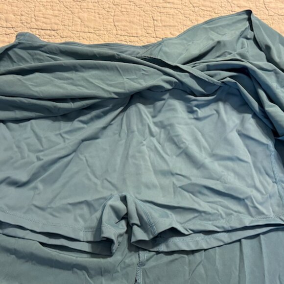 NWT Halara Mineral Blue Flowy Skirt with Built in Shorts! - Picture 7 of 8